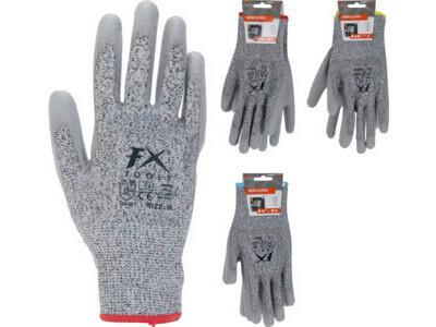 Munkakesztyű R16000120 - szürke, textil (13/6/26cm)