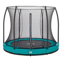 Boden-Trampolin Salta Comfort Ø ca. 183cm - Grün, Basics, Metall (183cm) - Salta