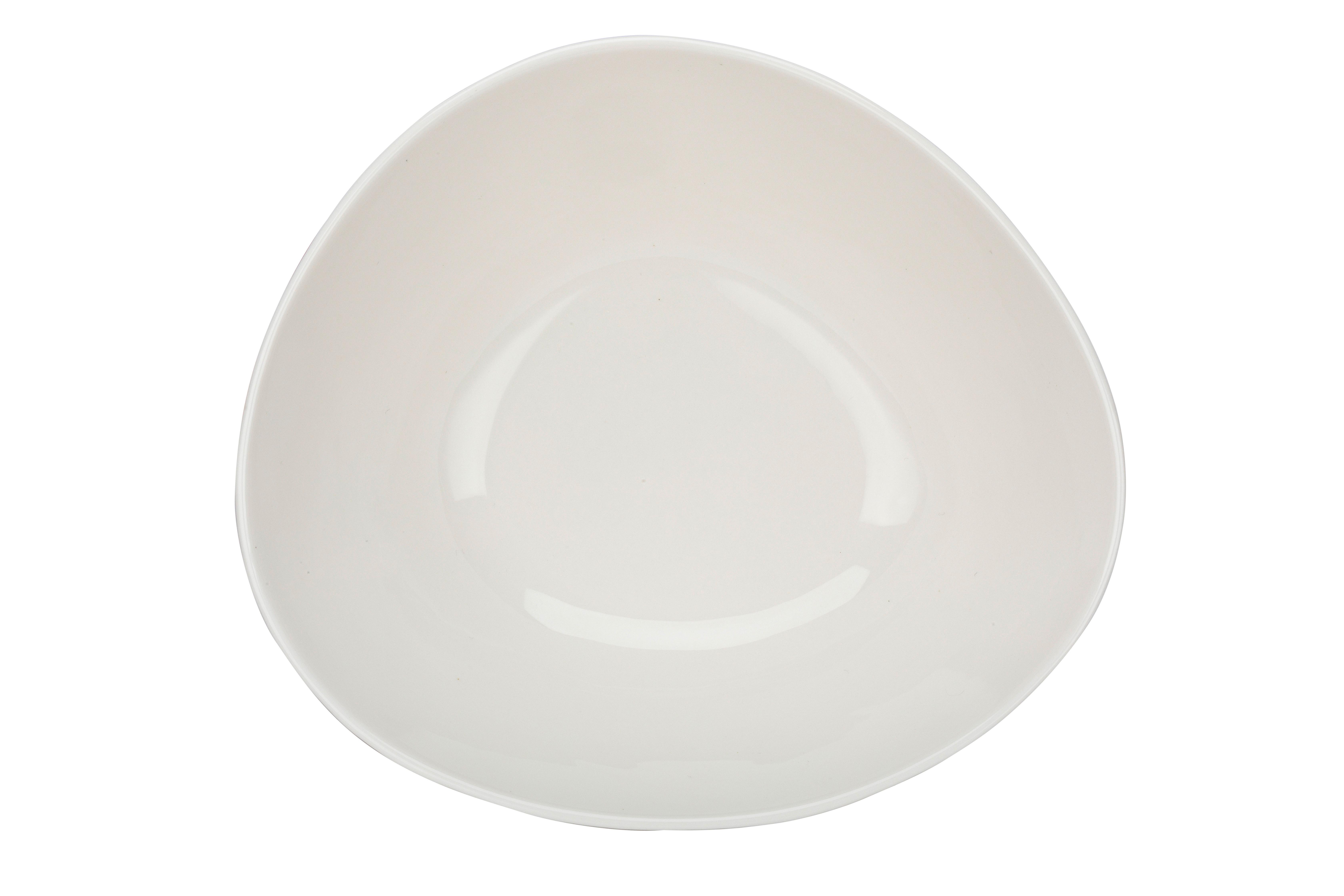 SALLADSSKÅL HARUKI - vit, Modern, keramik (22,1/19,6/8cm) - Mömax