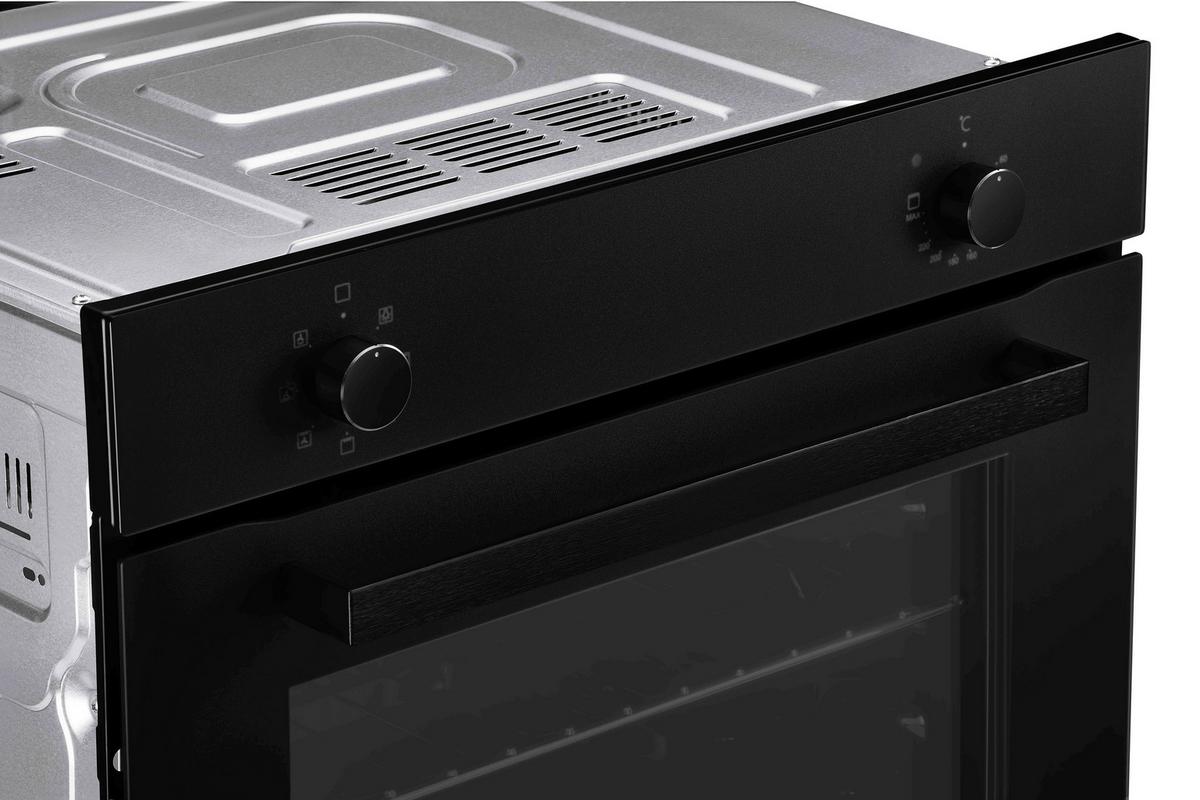 Set S Štedilnikom Aset121m4295i - črna, Basics, kovina/steklo (59,5/65,3/52,1cm) - Respekta