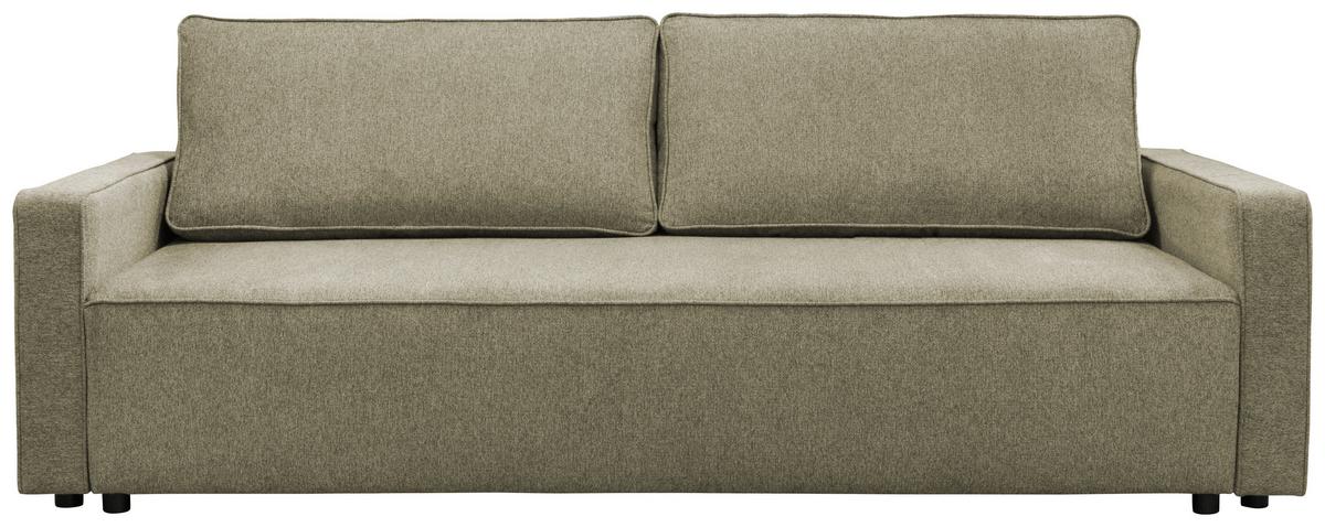 Canapea extensibila NICOLE - maro deschis, Modern, textil (232/90/100cm) - Modern Living