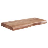 Falipolc Wohnling - akáciaszínű, Modern, fa (40/4/26cm) - MID.YOU