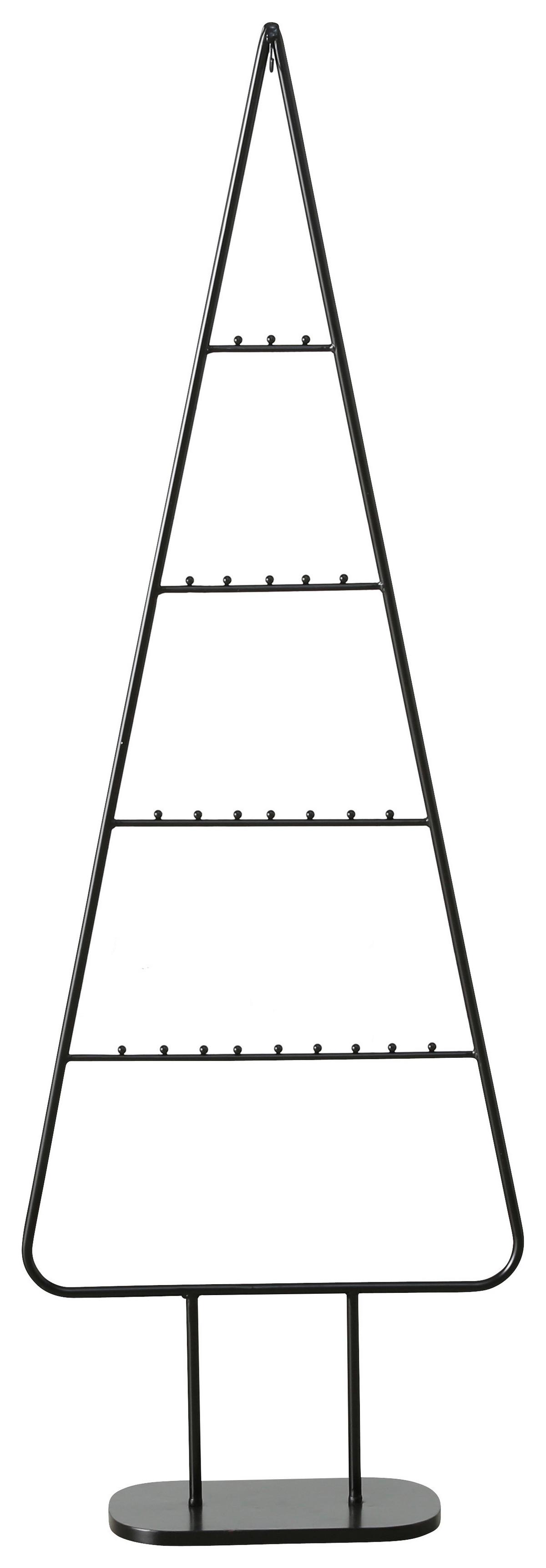 Dekobaum Theo in Schwarz - Schwarz, Basics, Metall (52/156/20cm) - Modern Living