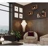 MUURPANEEL ANNA -TOP- -BASED/SB- - Eikenhout Artisan, Modern, Houtcomposiet (74,4/119/1,2cm) - Based