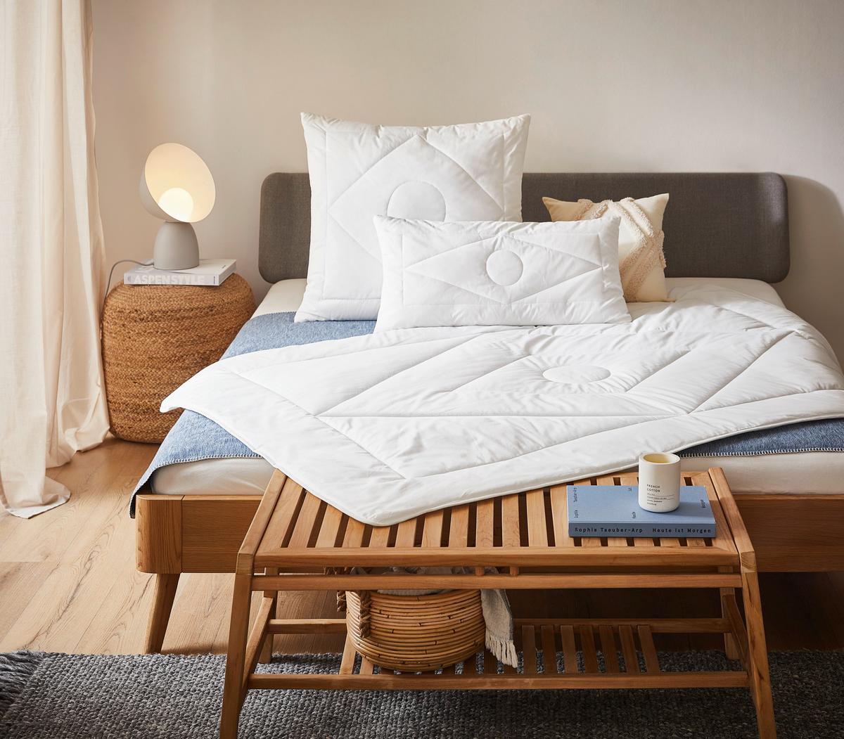 KOŁDRA CAŁOROCZNA NIDRA - kolor naturalny, Konventionell, tworzywo sztuczne/tkanina (135/200cm) - Sleeptex