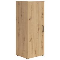 Komoda Multi - hrast Artisan/crna, Moderno, drvni materijal/plastika (45/115/40cm) - Modern Living