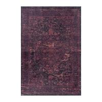 Flachwebeteppich Fiesta Rot/Schwarz ca. 200x290cm - Rot/Schwarz, Design, Textil (200/290cm) - Novel