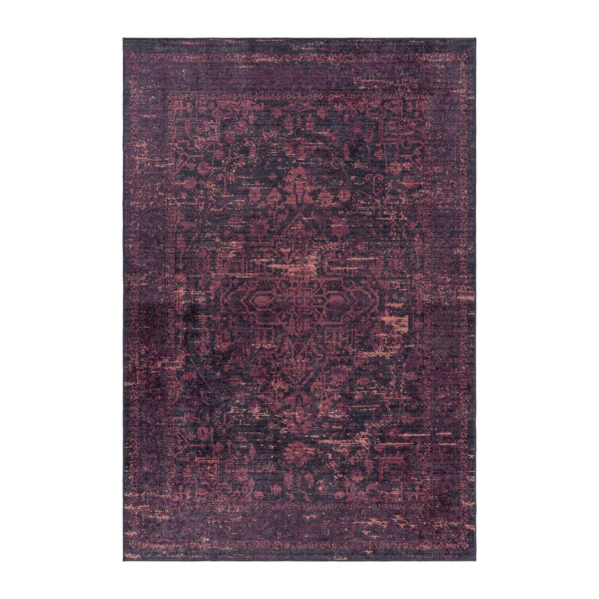 Flachwebeteppich Fiesta Rot/Schwarz ca. 200x290cm - Rot/Schwarz, Design, Textil (200/290cm) - Novel
