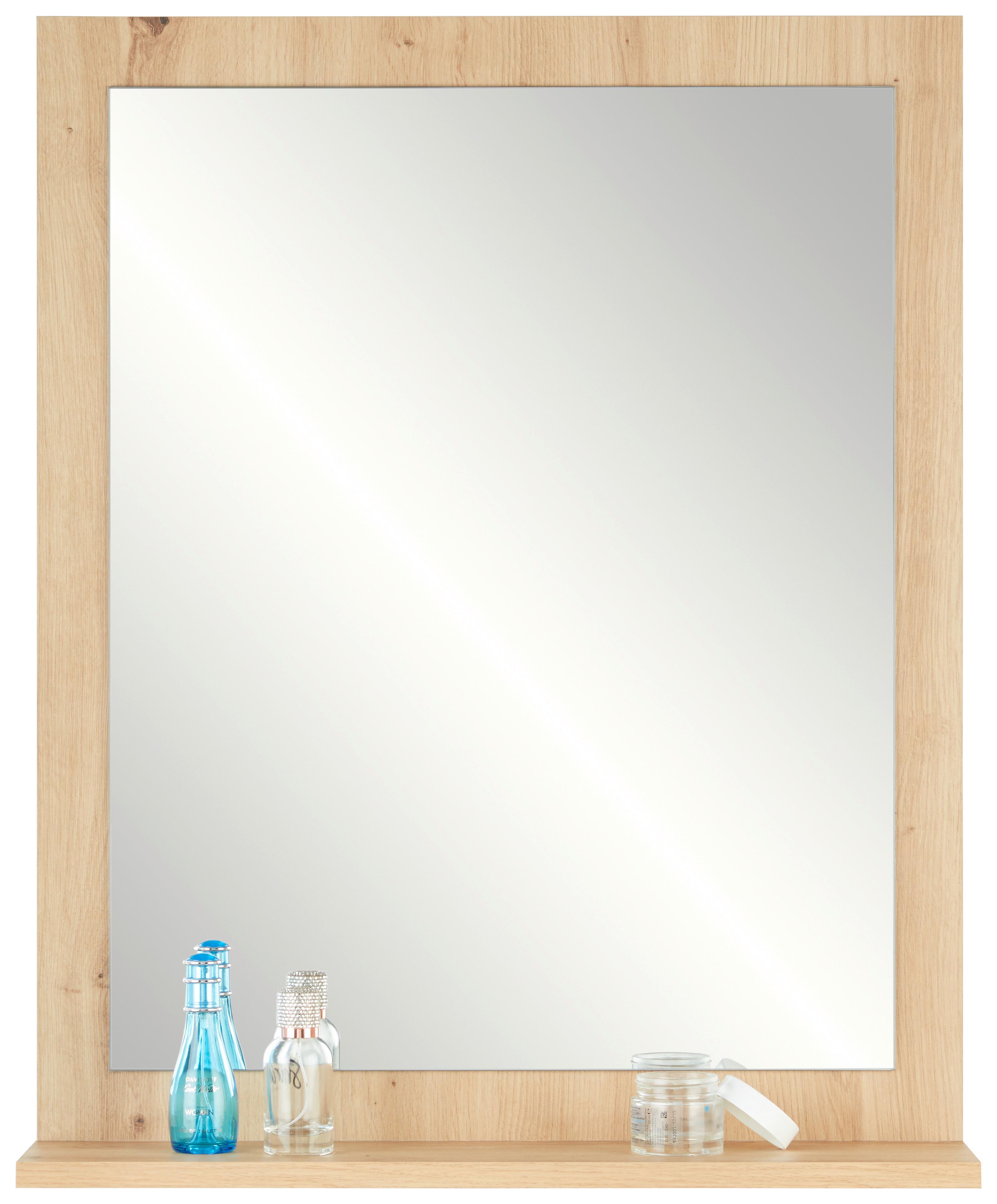 Badezimmerspiegel Santino II in Eichefarben - Eichefarben, Modern, Holzwerkstoff (59/73/14cm) - Mömax
