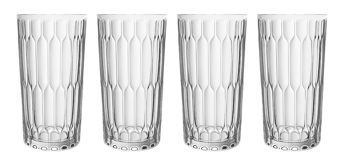 Pahar long drink 4/1 Skye cca. 375 ml - străveziu, Konventionell, sticlă (375ml) - Mömax