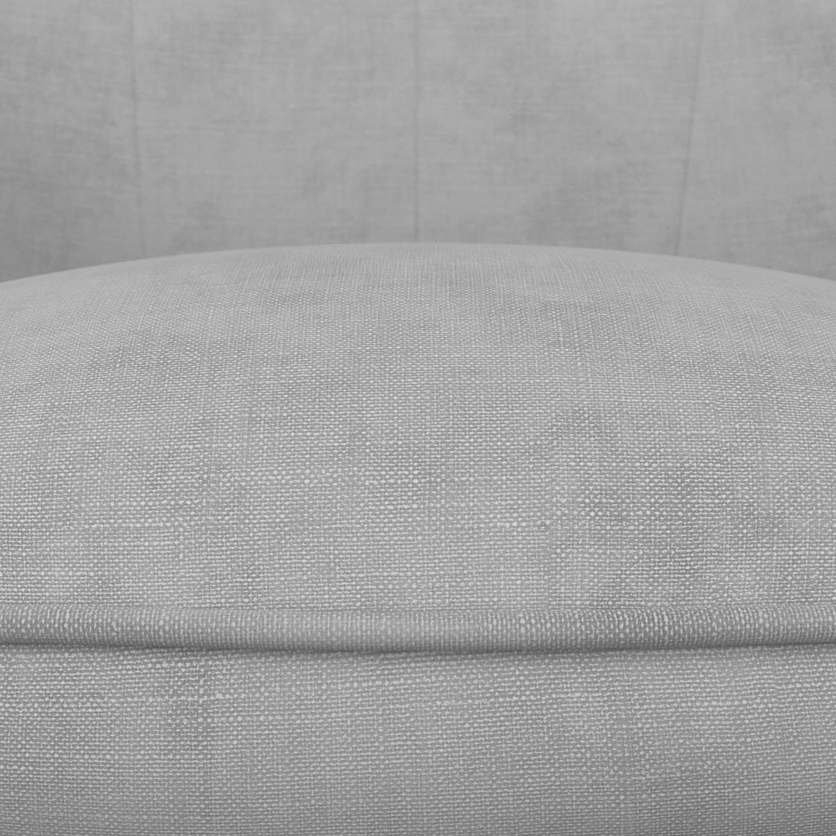 Sessel Natalie Hellgrau Webstoff - Hellgrau/Naturfarben, MODERN, Holz/Textil (64/99/69cm) - Bessagi Home