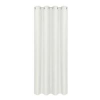 Ösenvorhang Abby Weiß ca. 140x235cm - Weiß, KONVENTIONELL, Textil (140/235cm) - Modern Living