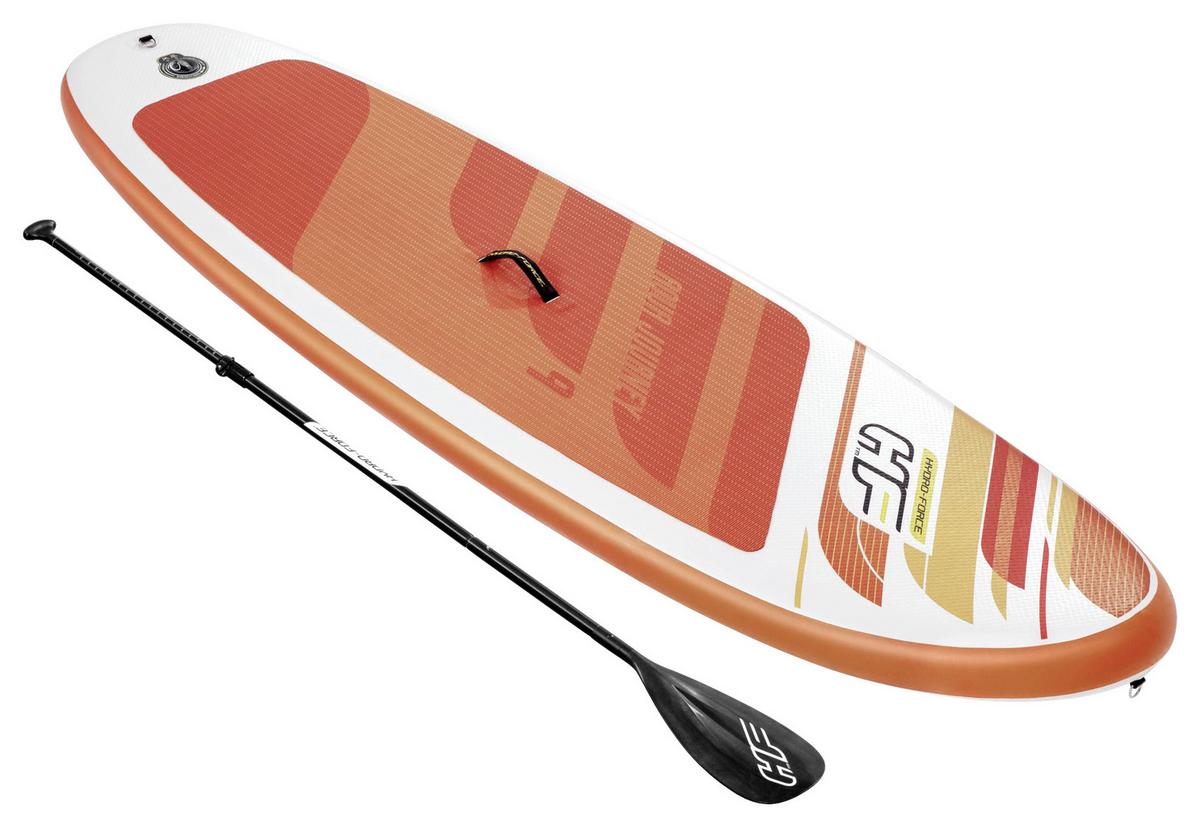 DESKA SUP 65349 AQUA JOURNEY - biały/pomarańczowy, Basics, tworzywo sztuczne (274/76cm) - Bestway
