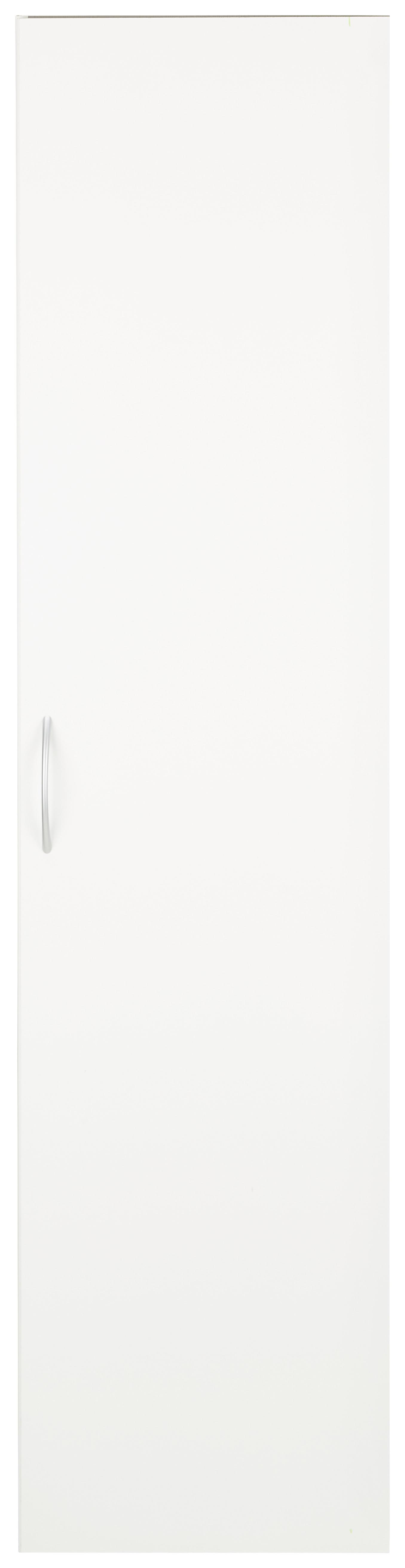 Mehrzweckschrank in Weiß - Alufarben/Weiß, Holzwerkstoff/Kunststoff (45/185/40cm) - Modern Living