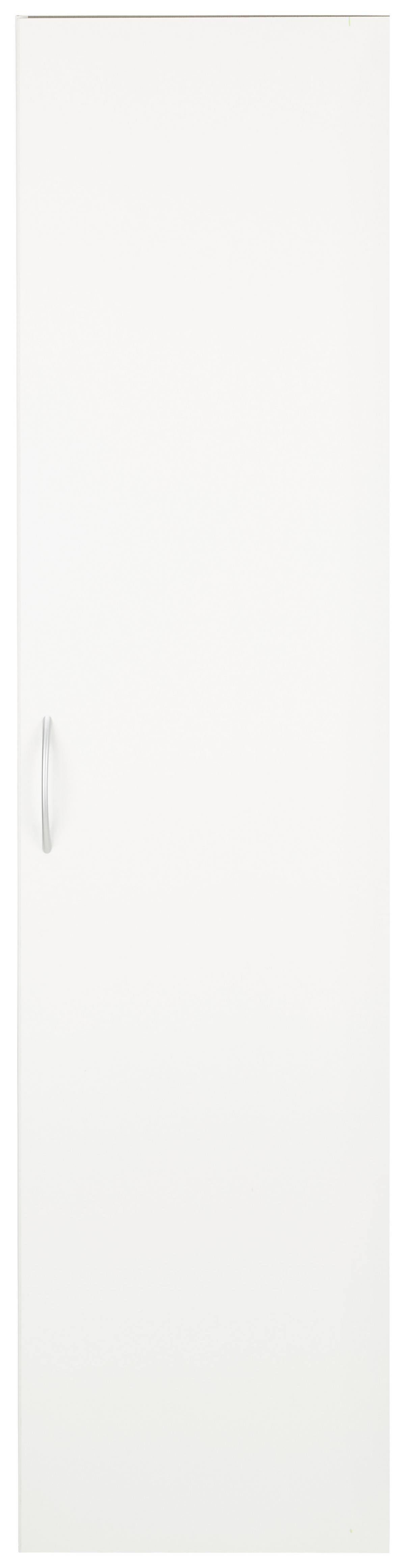 Večnamenska Omara Mrk, Bela - bela/barve aluminija, Konvencionalno, umetna masa/leseni material (45/185/40cm) - Mömax