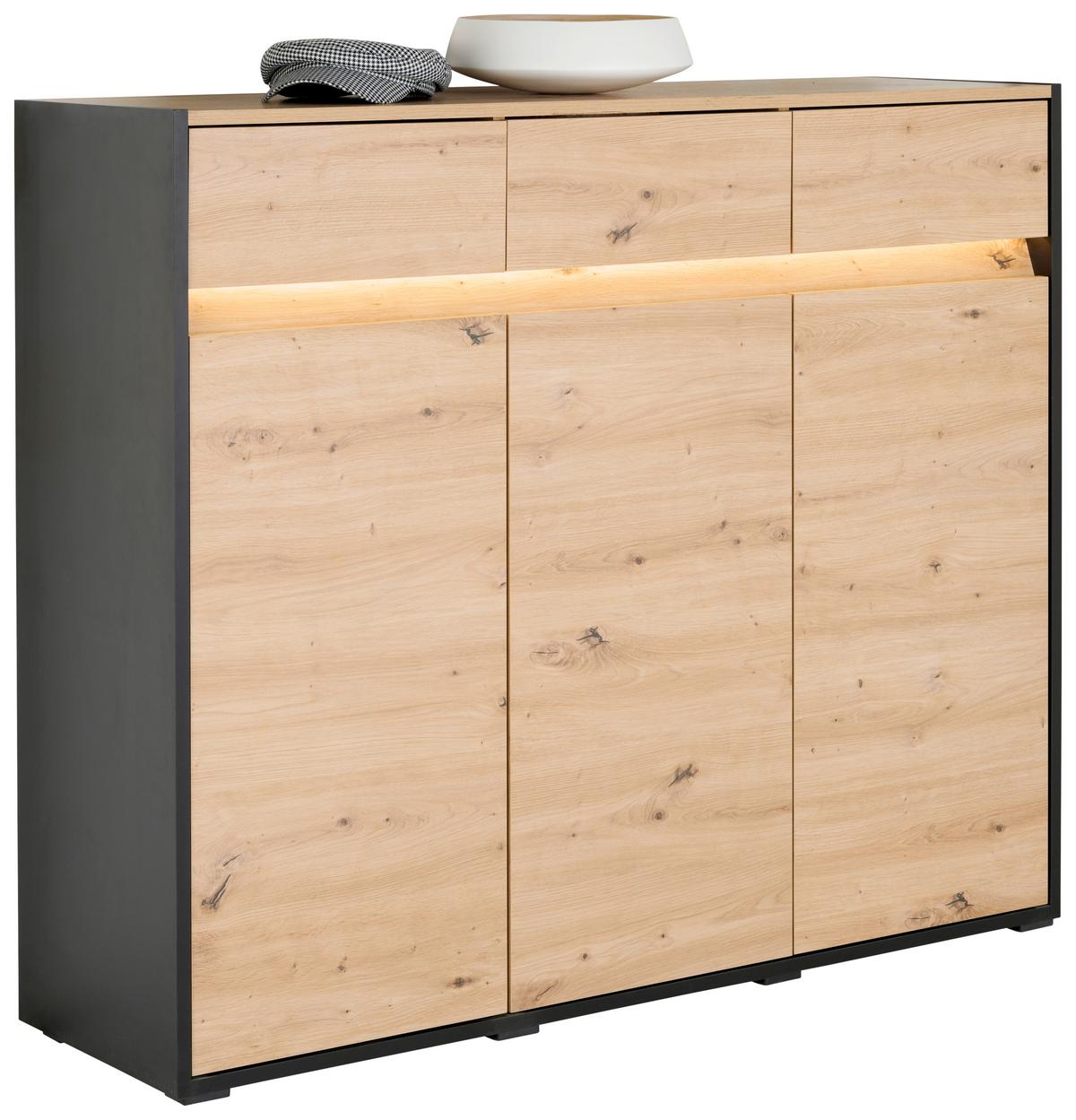 Comodă Welcome - Modern, material pe bază de lemn (130,5/109/38cm) - Modern Living