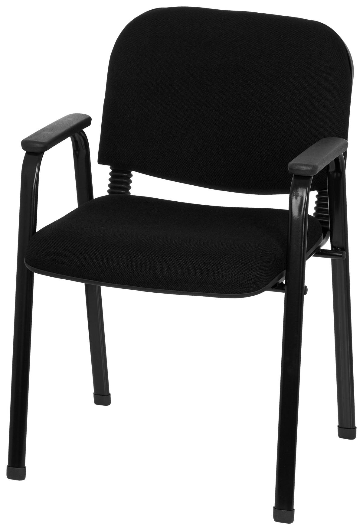 Konferenčni Stol Xt 650, Črna - črna, Basics, kovina/tekstil (55/84/42cm) - MID.YOU