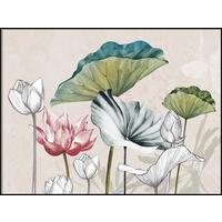 Bild Elena ca. 70x100cm - Multicolor, Holzwerkstoff/Papier (100/70cm) - Modern Living