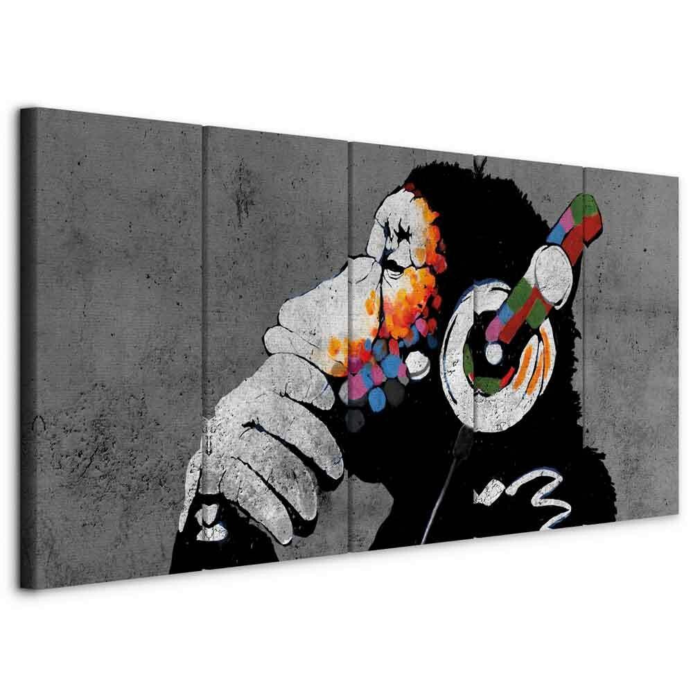 Slika Na Platnu Hot Rhythms - večbarvno, Basics, tekstil/leseni material (200/80/1.2cm) - artgeist