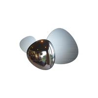 WANDLEUCHTE JACK-STONE - Nickelfarben, Trend, Metall (26,9/36,3/7,4cm) - MAYTONI