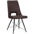 Stuhl in Braun - Schwarz/Braun, MODERN, Holz/Textil (47/91.5/cm) - Mömax modern living Stuhl in Braun - Schwarz/Braun, MODERN, Holz/Textil (47/91.5/cm) - Mömax modern living
