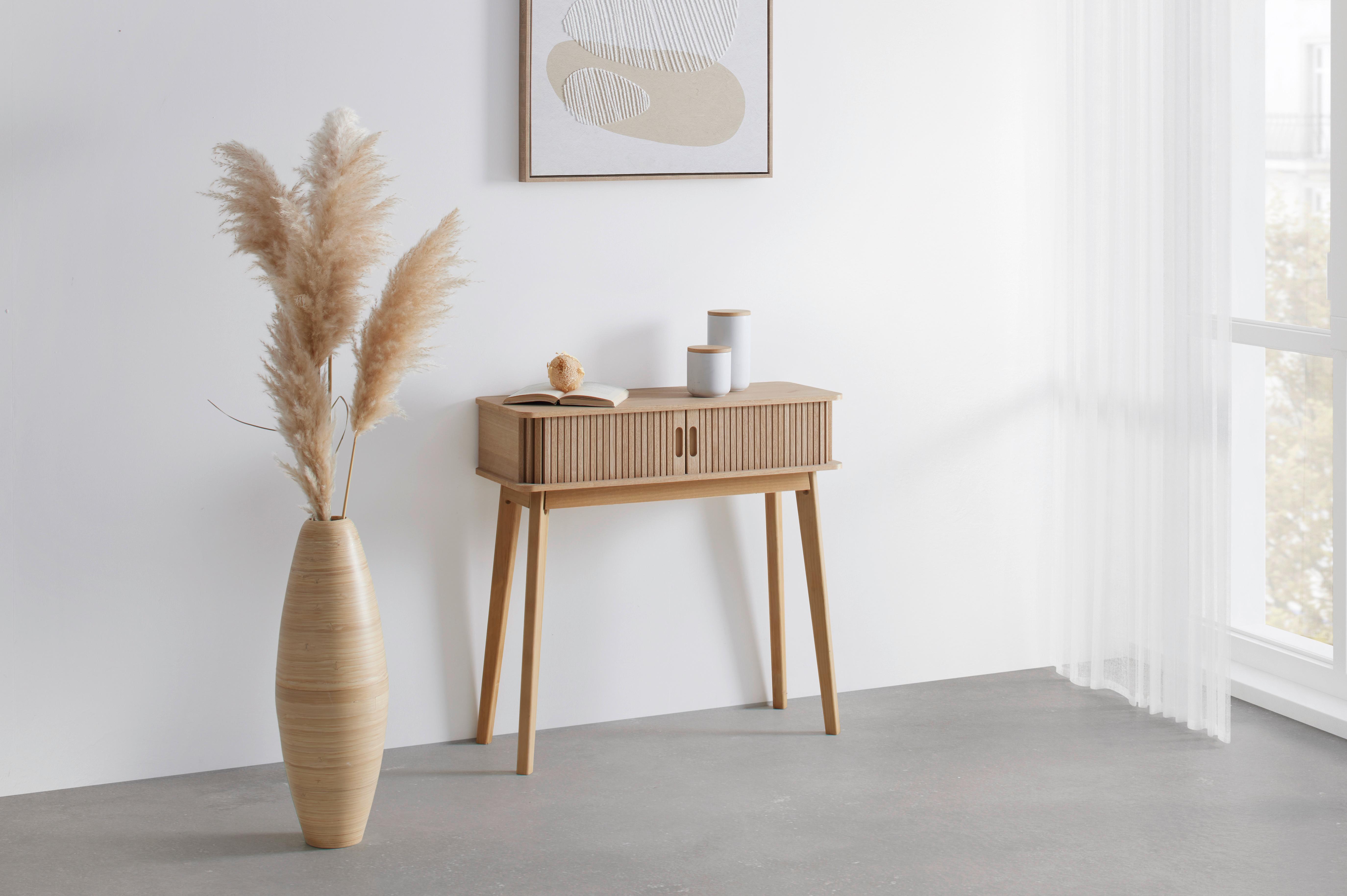 KONSOL SKANDY - naturfärgad, Modern, trämaterial/trä (80/78/30cm) - Premium Living