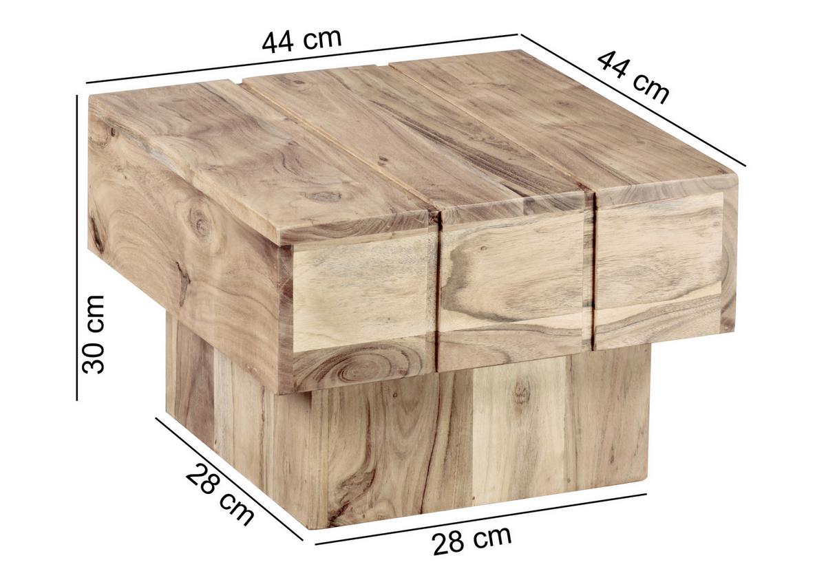 Mizica Sira - barve akacije, Design, les (44/44/30cm) - MID.YOU