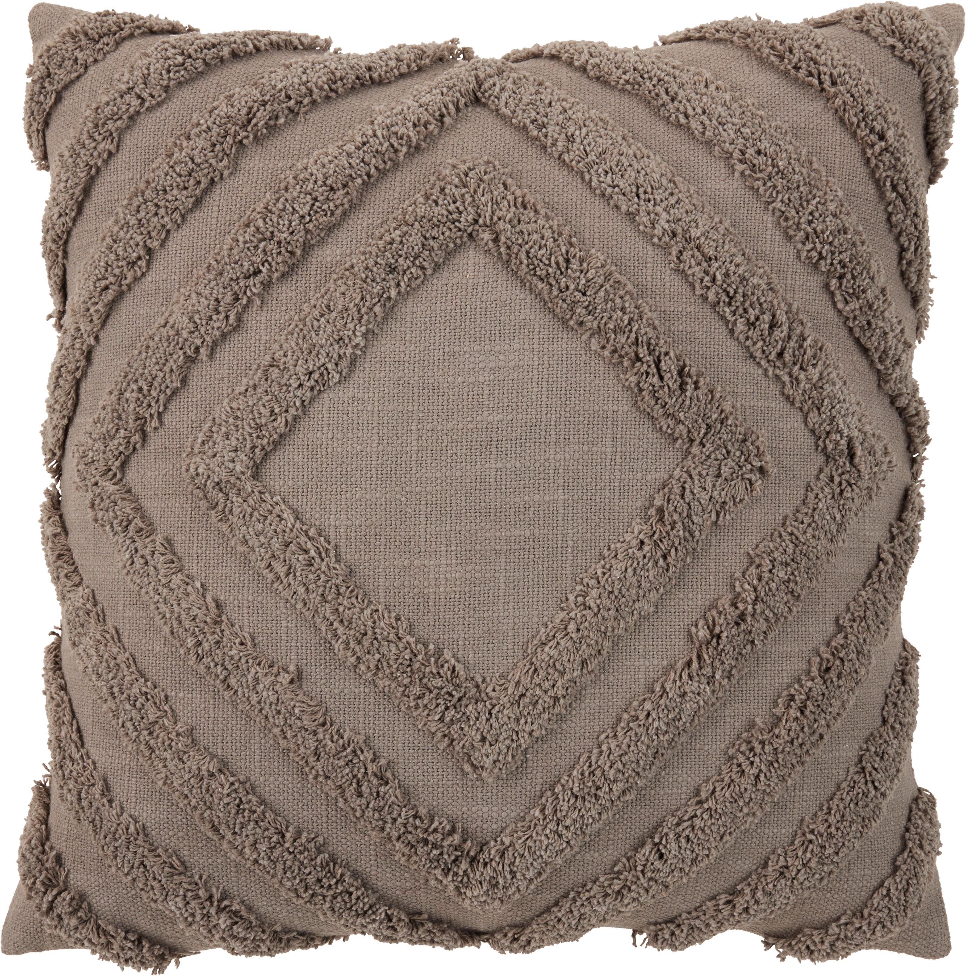 Okrasna Blazina Daniela - siva, Moderno, tekstil (45/45cm) - Modern Living