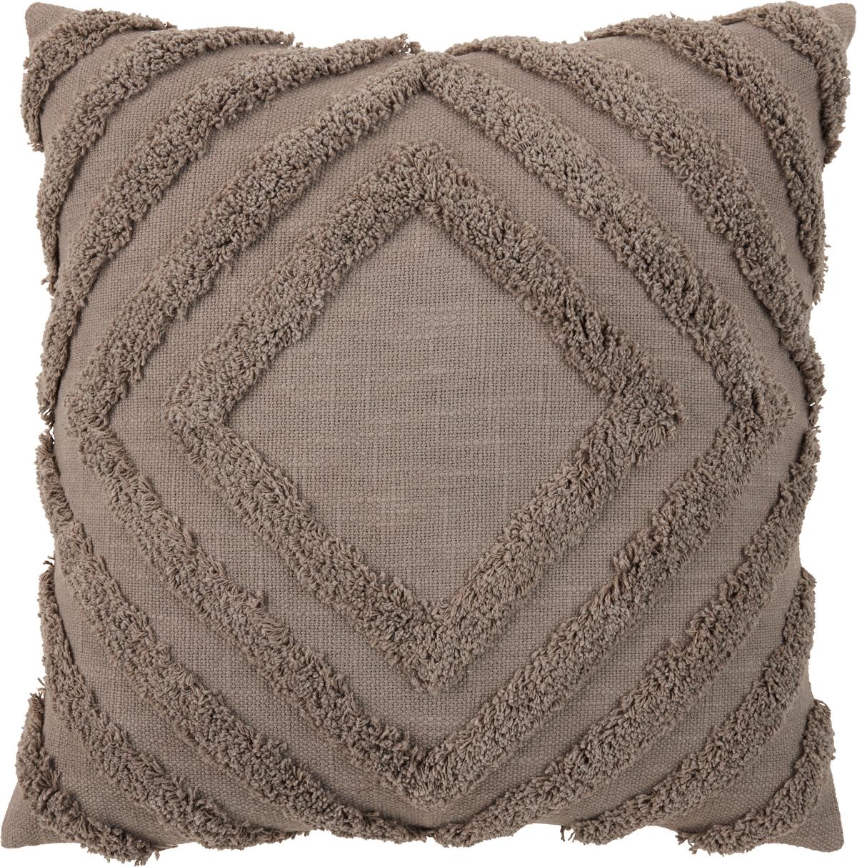 Okrasna Blazina Daniela - siva, Moderno, tekstil (45/45cm) - Modern Living