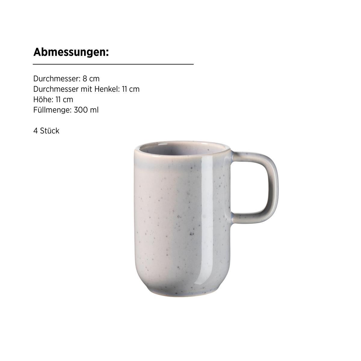 FRÜHSTÜCKSSERVICE CANDY - Flieder, Basics, Keramik - Mäser