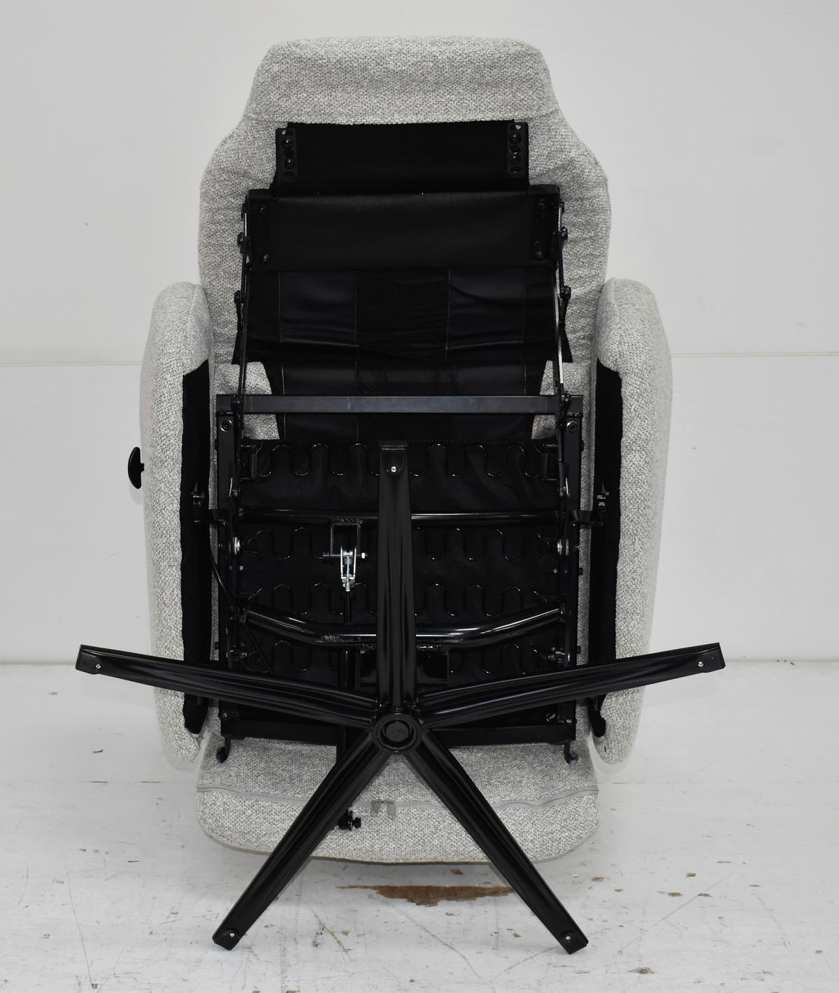 Počivalnik Snooze, Bež - črna/bež, Design, kovina/tekstil (77/112/86cm) - Livetastic