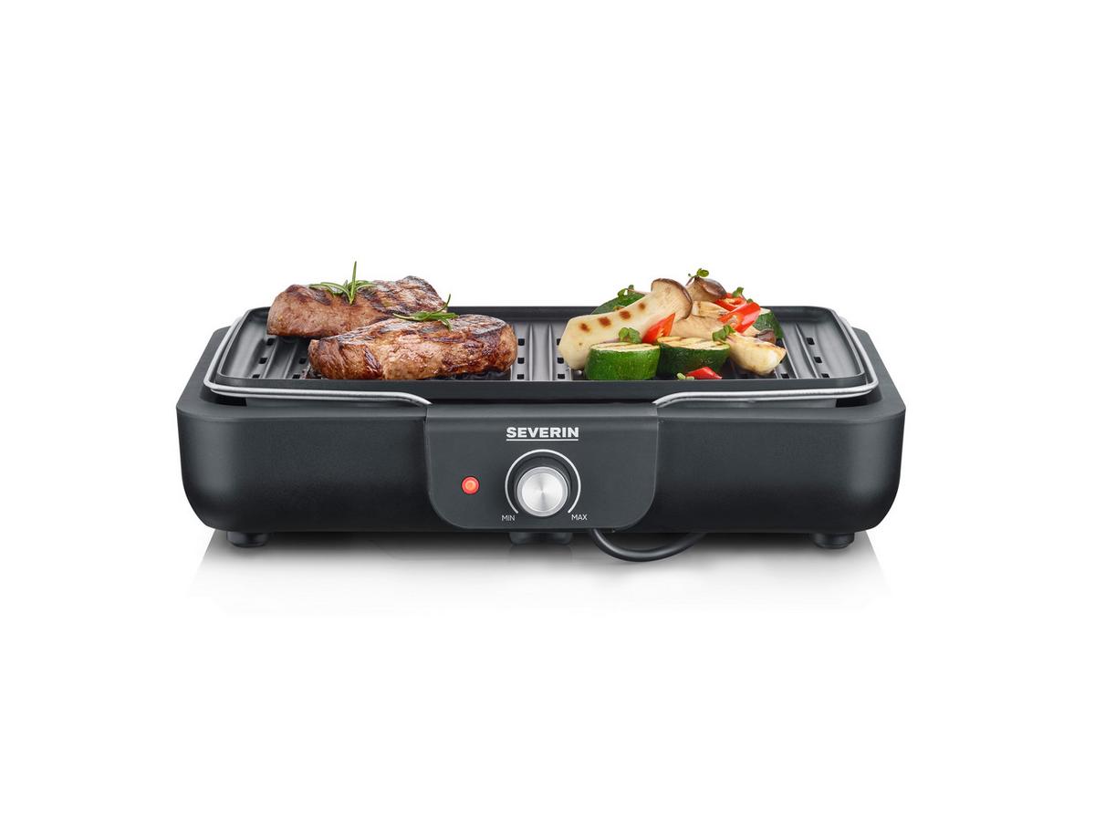 GRILL STOŁOWY PG8556 - czarny, Basics, tworzywo sztuczne (42/9/33cm) - Severin