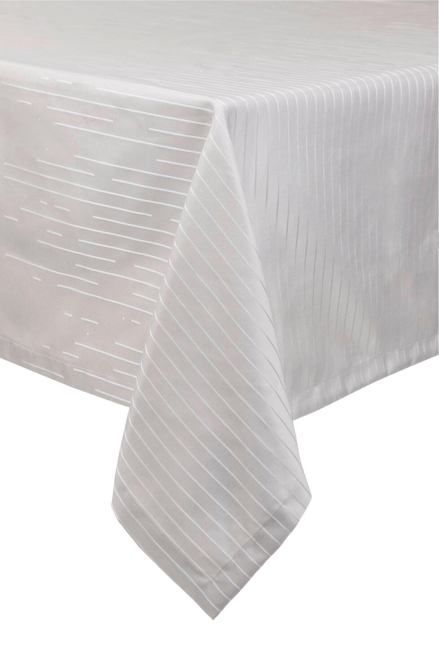 OBRUS JOOP! DIVIDED - kolor naturalny, Basics, tworzywo sztuczne/tkanina (140/190cm) - Joop!