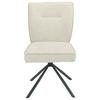 STOL ELLEN GIGA S - beige/svart, Modern, metall/textil (49/90,5/65,5cm) - Premium Living