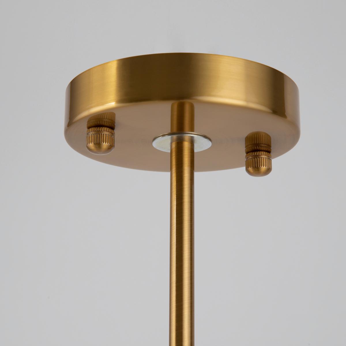 Kronleuchter Fortano Messingfarben max. 40 Watt - Messingfarben, Trend, Glas/Metall (67/52,4/67cm) - MAYTONI