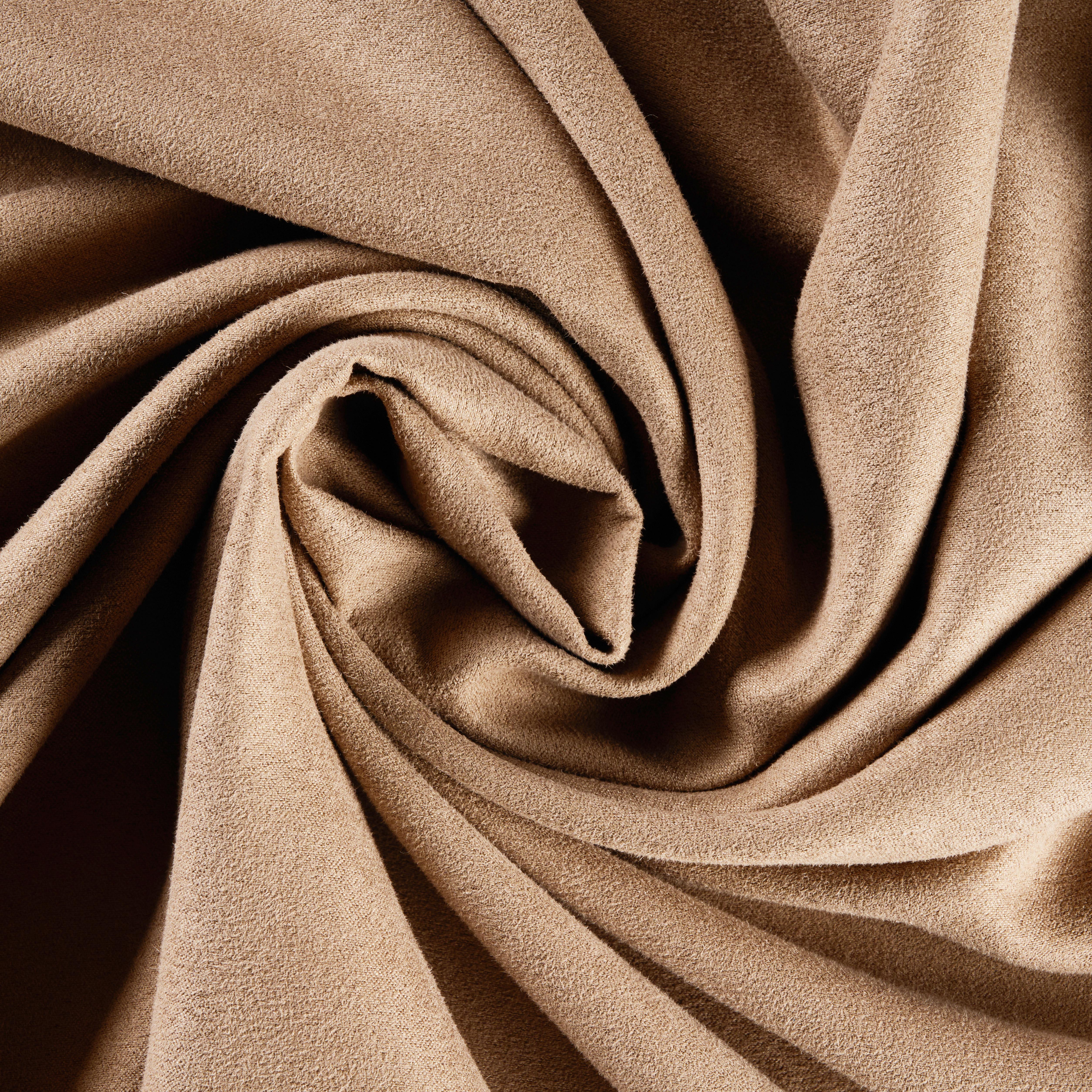 ÖLJETTLÄNGD VELOURS - ljusbrun, Klassisk, textil (140/245cm) - Mömax