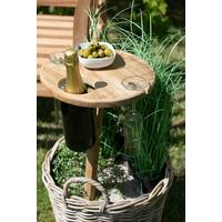 Getränkehalter Woodie Teak - Basics, Holz (31/75cm) - Gardenson