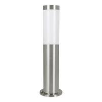 Wegeleuchte Helsinki Weiss - Weiss/Edelstahlfarben, Basics, Kunststoff/Metall (7,5/45cm) - Eglo