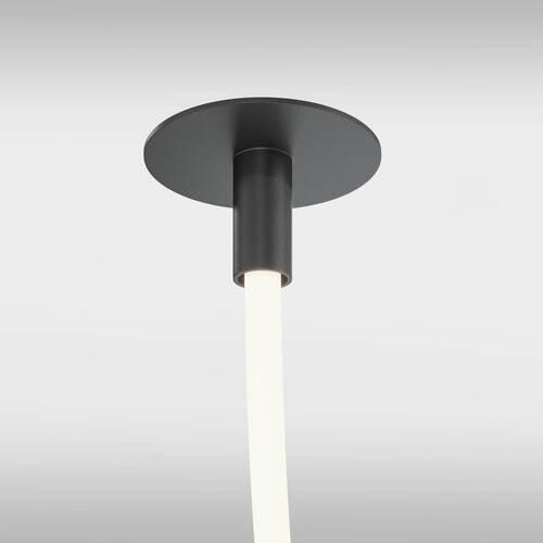 Pendelleuchte Tau Schwarz max. 40 Watt - Schwarz, Trend, Kunststoff/Metall (400/10/9cm) - MAYTONI