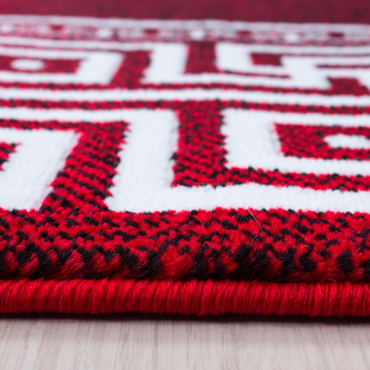 Flachwebeteppich Parma Rot ca. 240x340cm - Rot, Design, Textil (240/340cm) - Novel