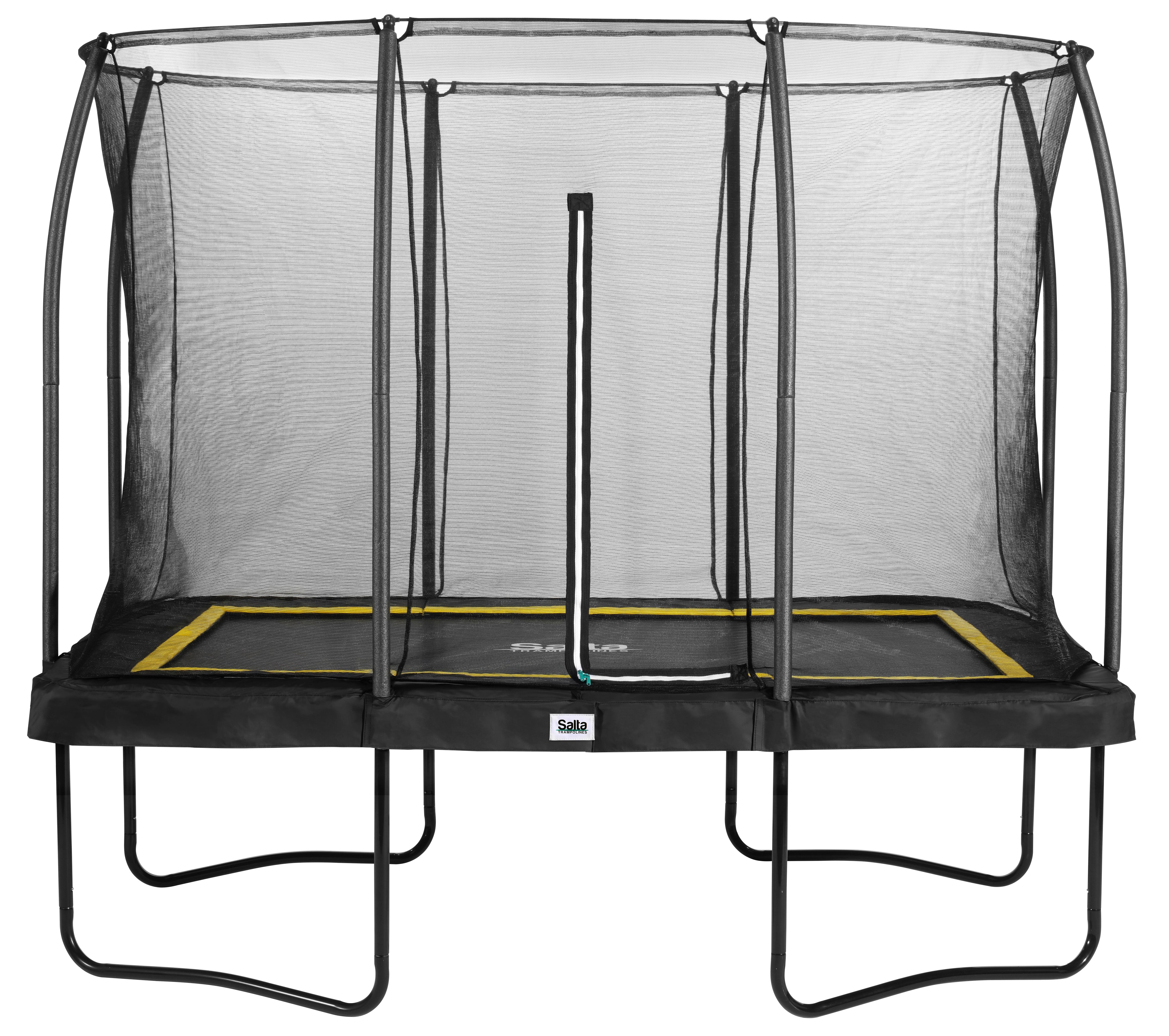 Trampolin Salta Comfort Schwarz - Schwarz, KONVENTIONELL, Metall (214/305cm) - Salta