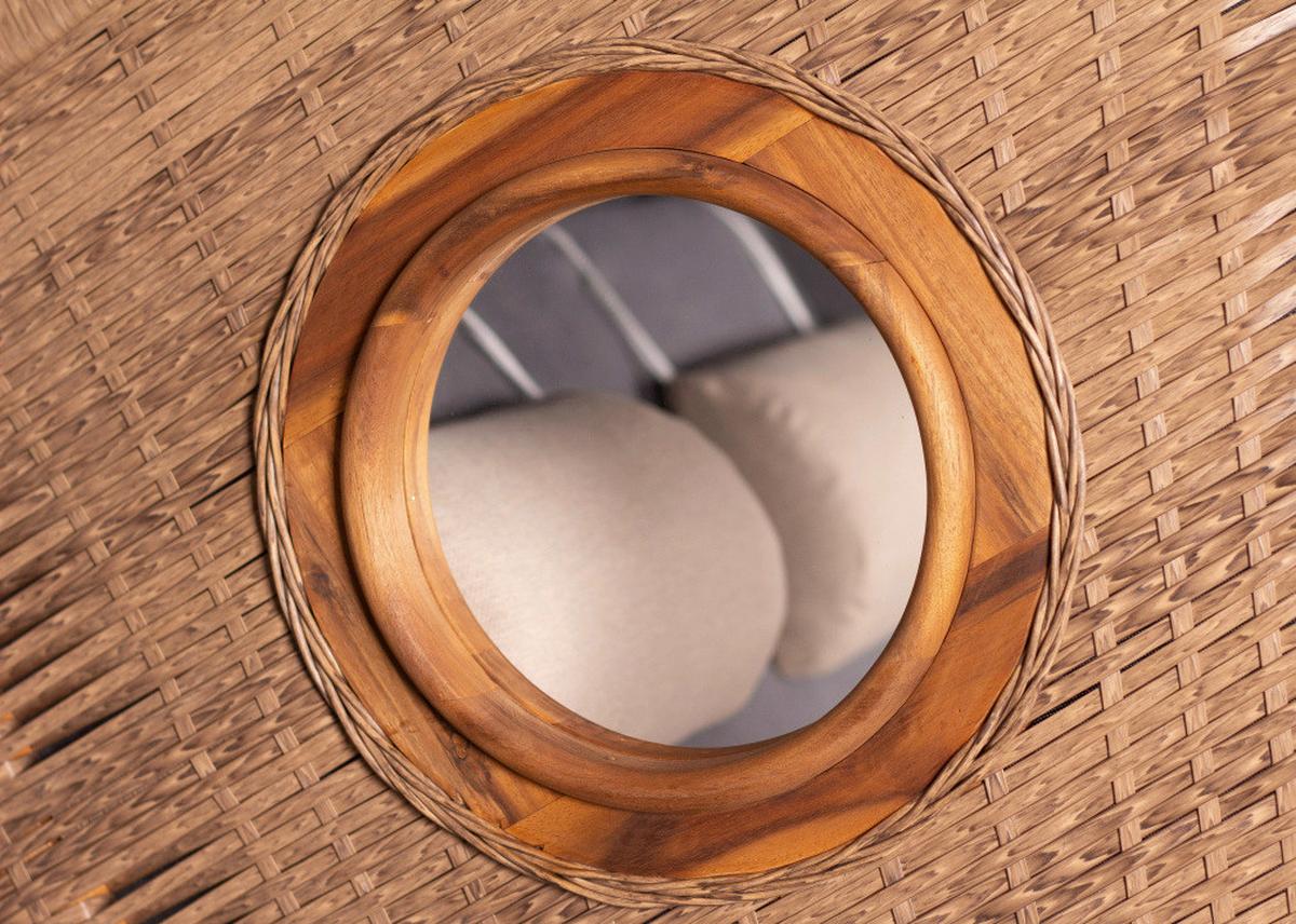 Strandkorb Trend ca. 120x155x80 cm Grau/Beige - Beige/Grau, Basics, Holz/Textil (120/155/80cm)