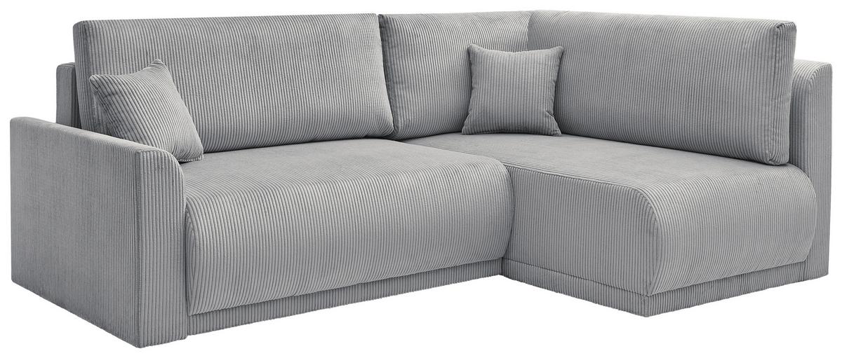 Coltar KIM - gri, Modern, lemn/textil (233/160cm) - Modern Living