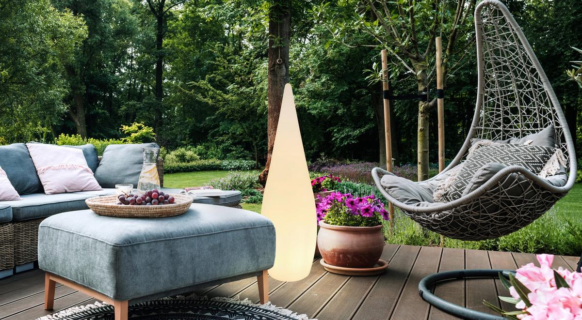 LED-Außenleuchte Vascon Opal/Weiß max. 5 Watt - Opal/Weiß, MODERN, Kunststoff (36/120cm)