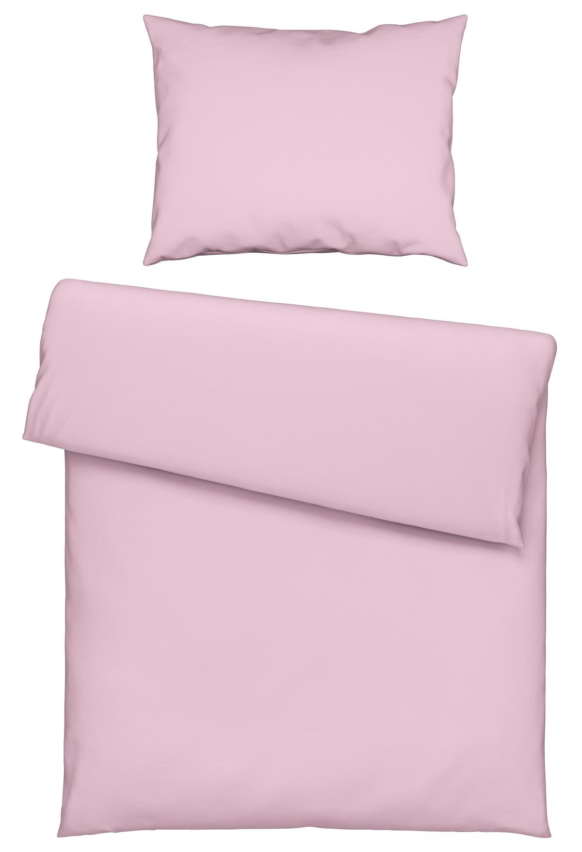 BETTWÄSCHESET IRIS - Rosa, Modern, Textil (160/210cm) - Modern Living