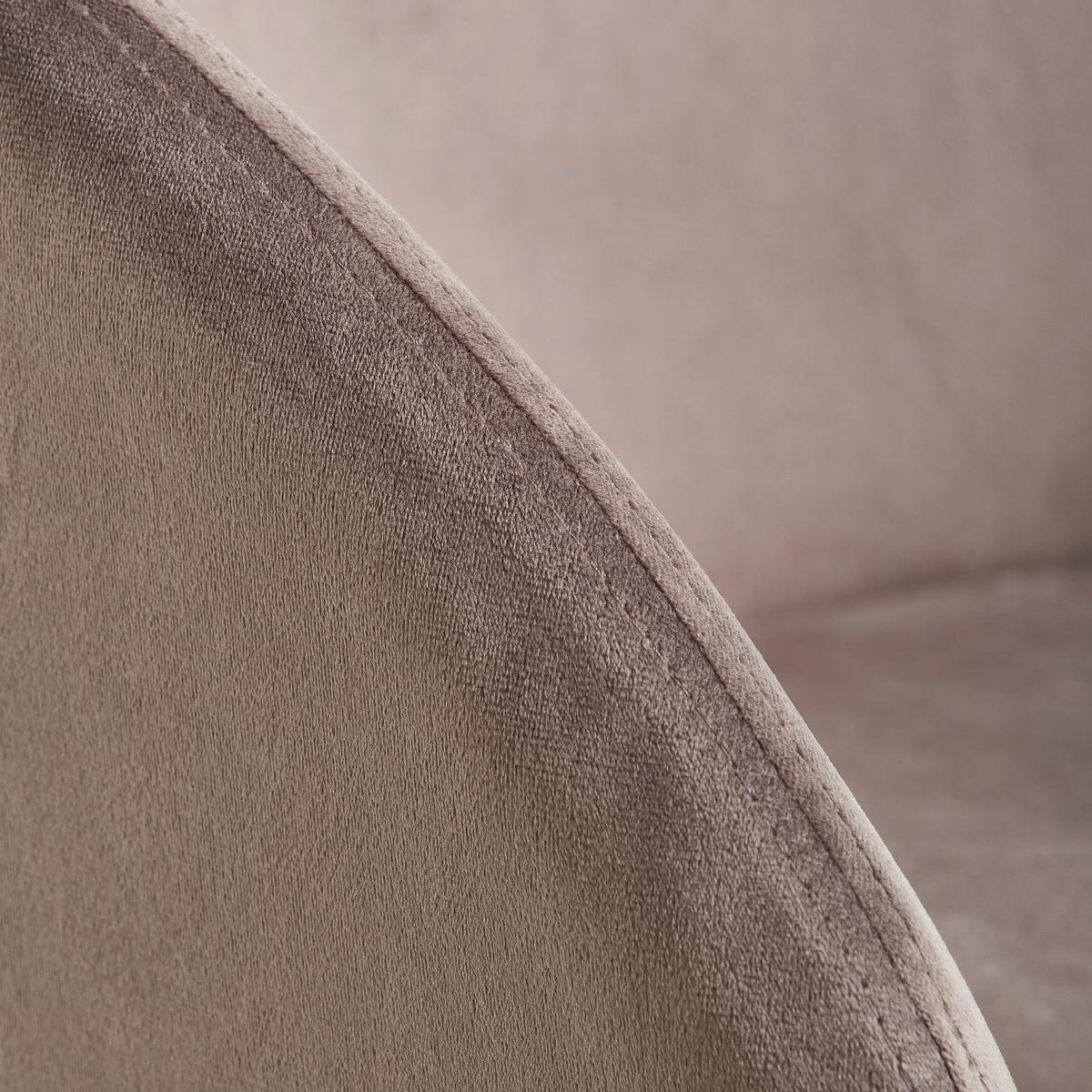 ZESTAW KRZESEŁ Z PODŁOKIETNIK. SUNNY RETRO 2ER-SET -TREND- - kolor złoty/szary, Trend, metal/tkanina (48/79/62cm) - Livetastic