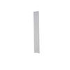 Pergola-Seitenteil Deco Wall ca. 31x232 cm Alu Weiß - Weiß, MODERN, Metall (31/235/6cm) - Gardenson