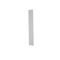 Pergola-Seitenteil Deco Wall ca. 31x232 cm Alu Weiß - Weiß, MODERN, Metall (31/235/6cm) - Gardenson