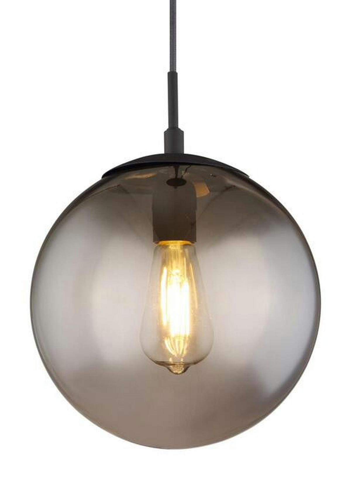 Viseča Svetilka 15830h Blama - črna, Design, kovina/steklo (25/120cm) - Globo