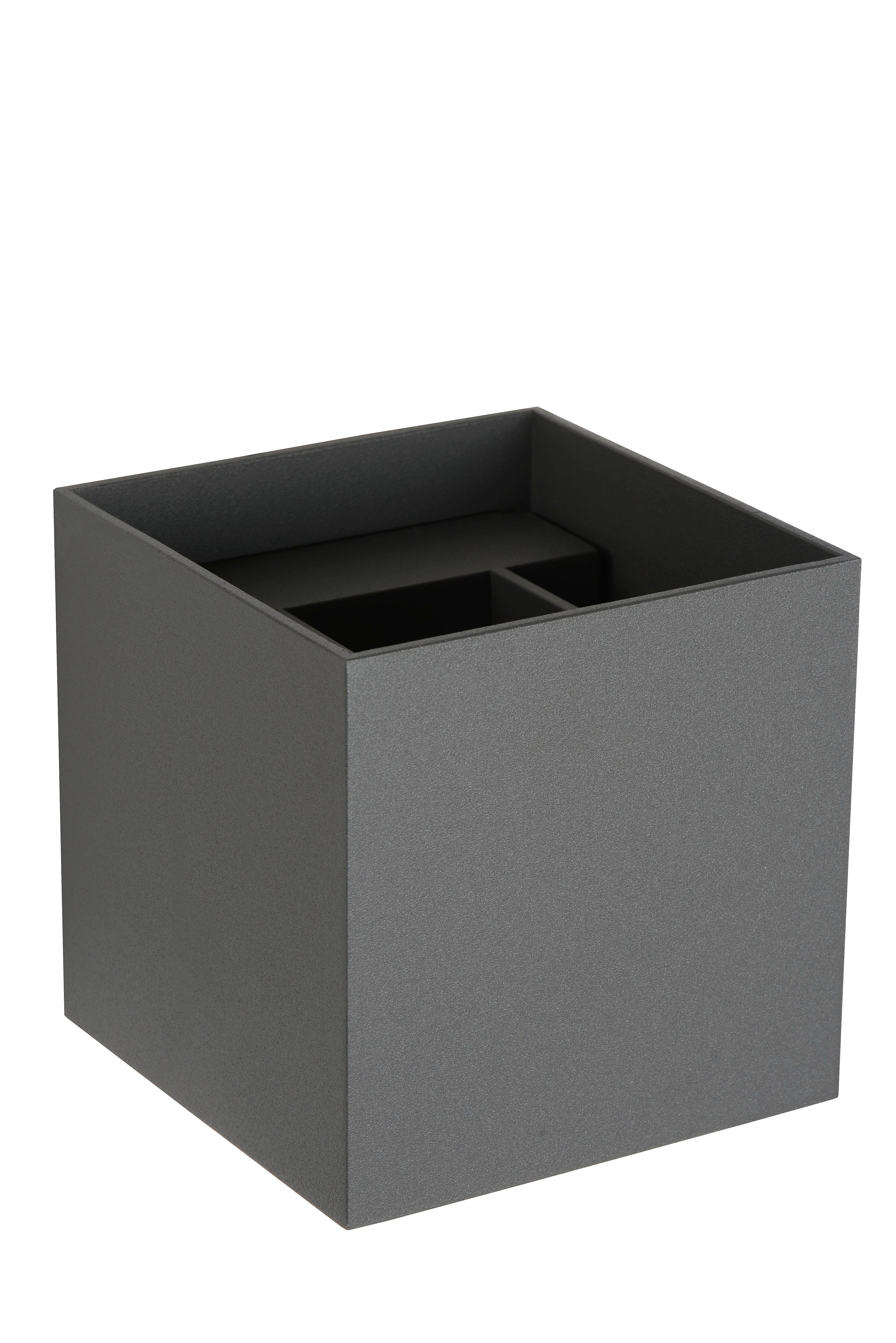 Led-wandleuchte 09217/04/36 Xio - Grau, Design, Metall (9.7/9.7/9.7cm) - Lucide